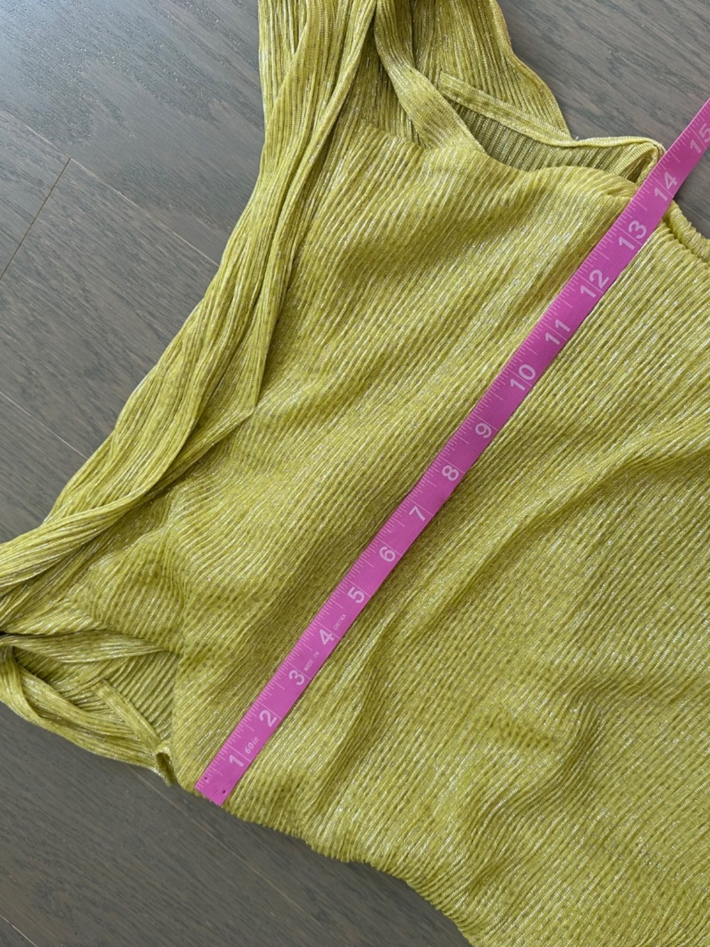 Sabina Musayev Nolan Gown Maxi Dress Metallic Lime Yellow - Medium - Picture 8 of 10
